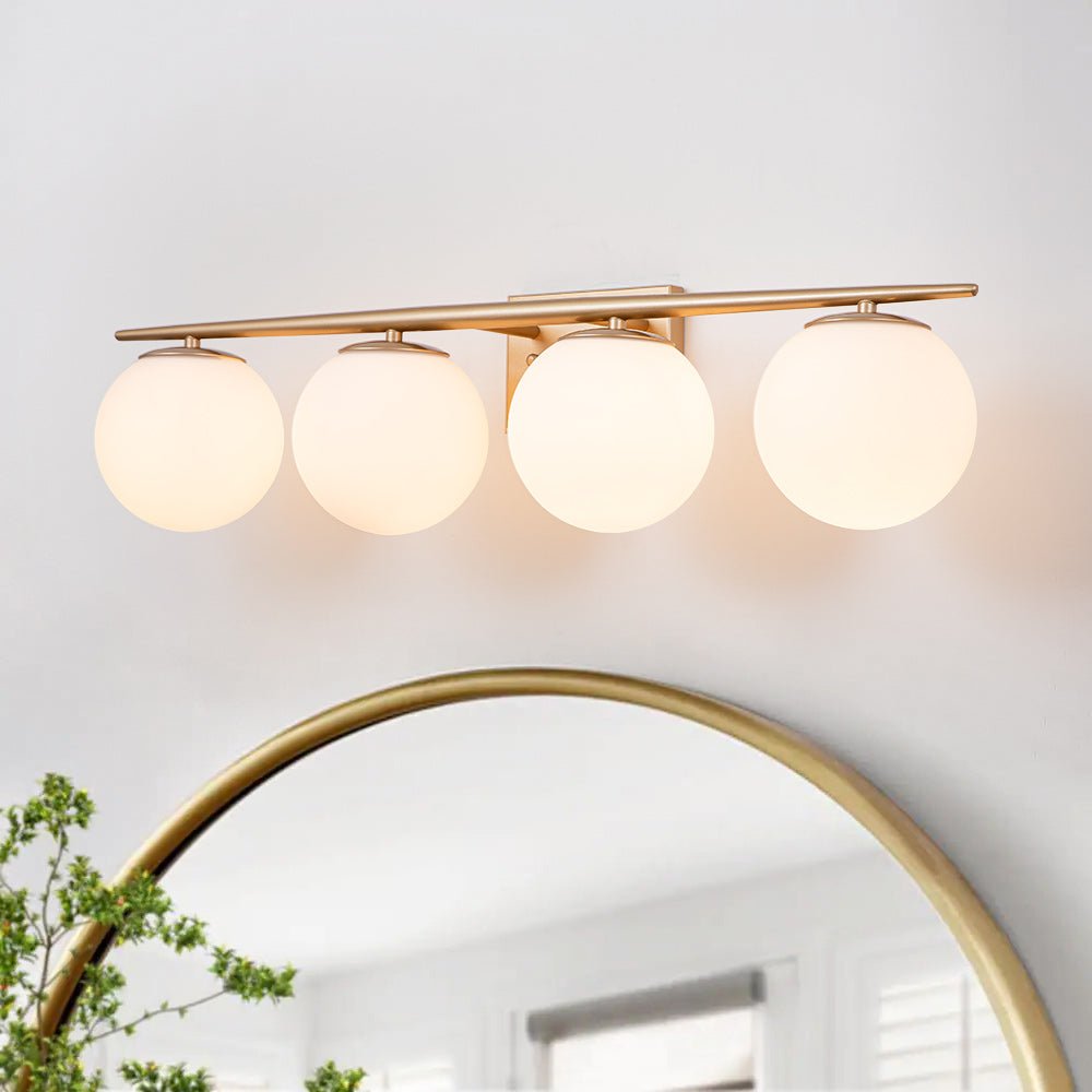 Ildvari Mid-century Opal Glass Vanity Light