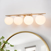Ildvari Mid-century Opal Glass Vanity Light