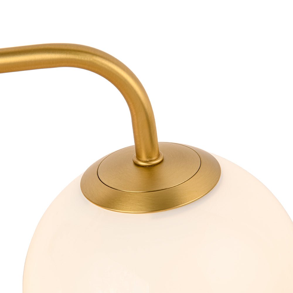 Eirikulix Mid-century Shine Opal Glass Vanity Light