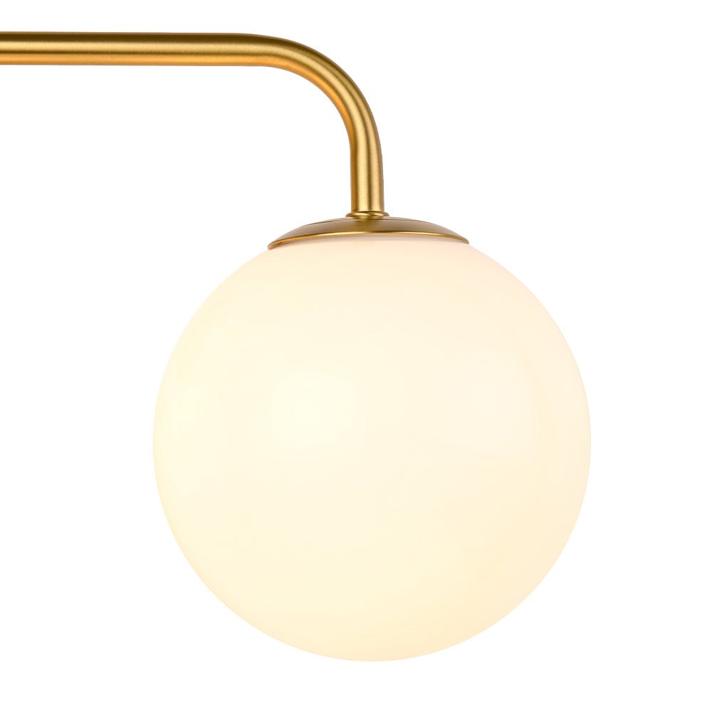 Eirikulix Mid-century Shine Opal Glass Vanity Light