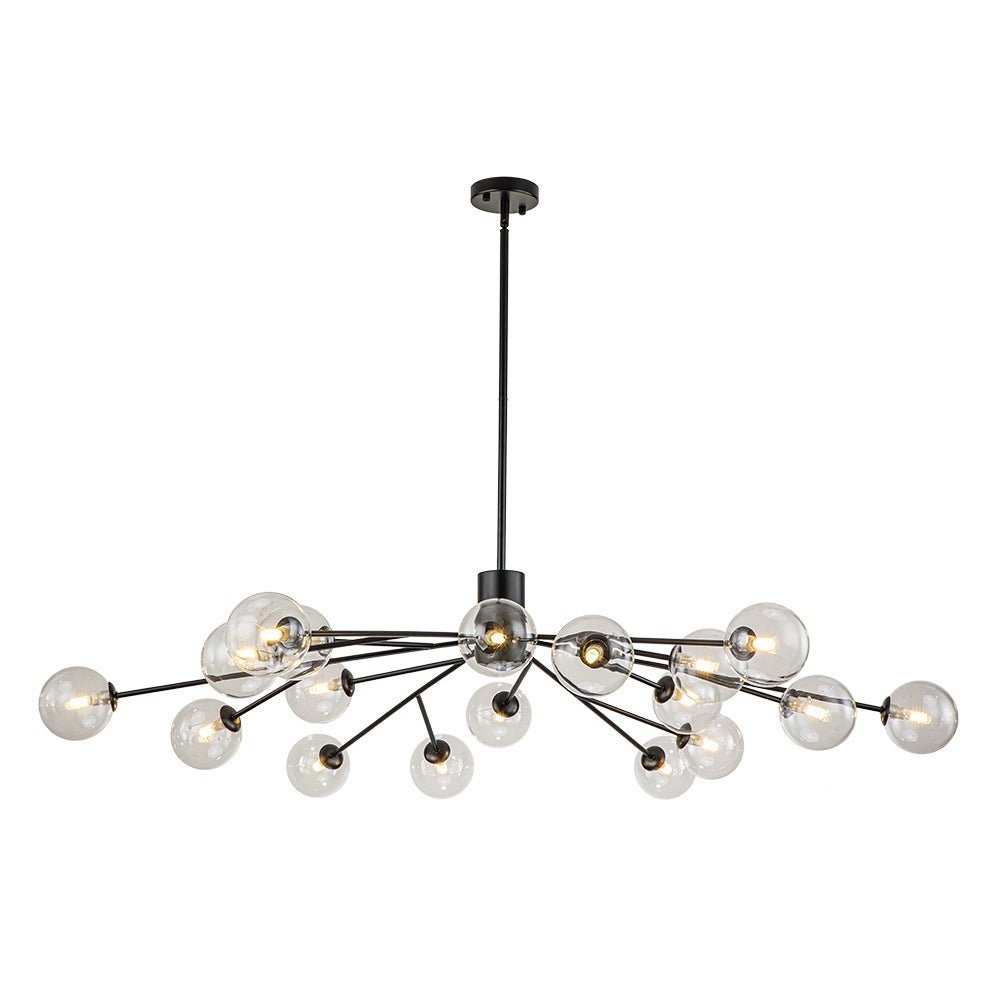 Milda Mid Century Sputnik Glass Chandelier