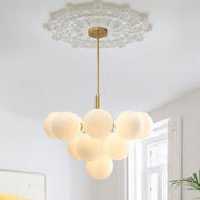 Eloria Modern Metal Glass Chandelier