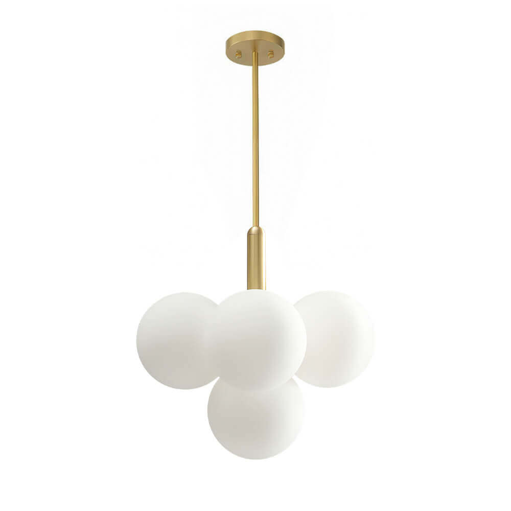 Eloria Modern Metal Glass Chandelier