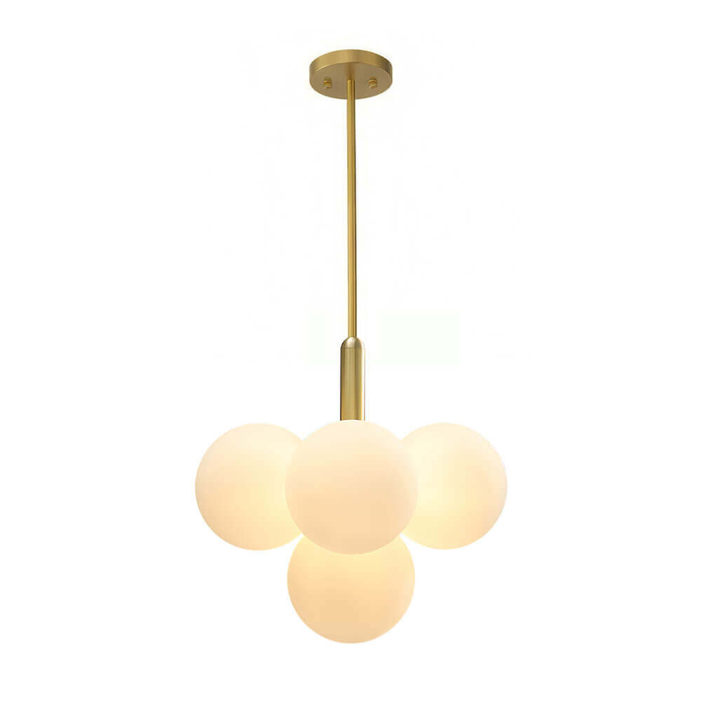 Eloria Modern Metal Glass Chandelier
