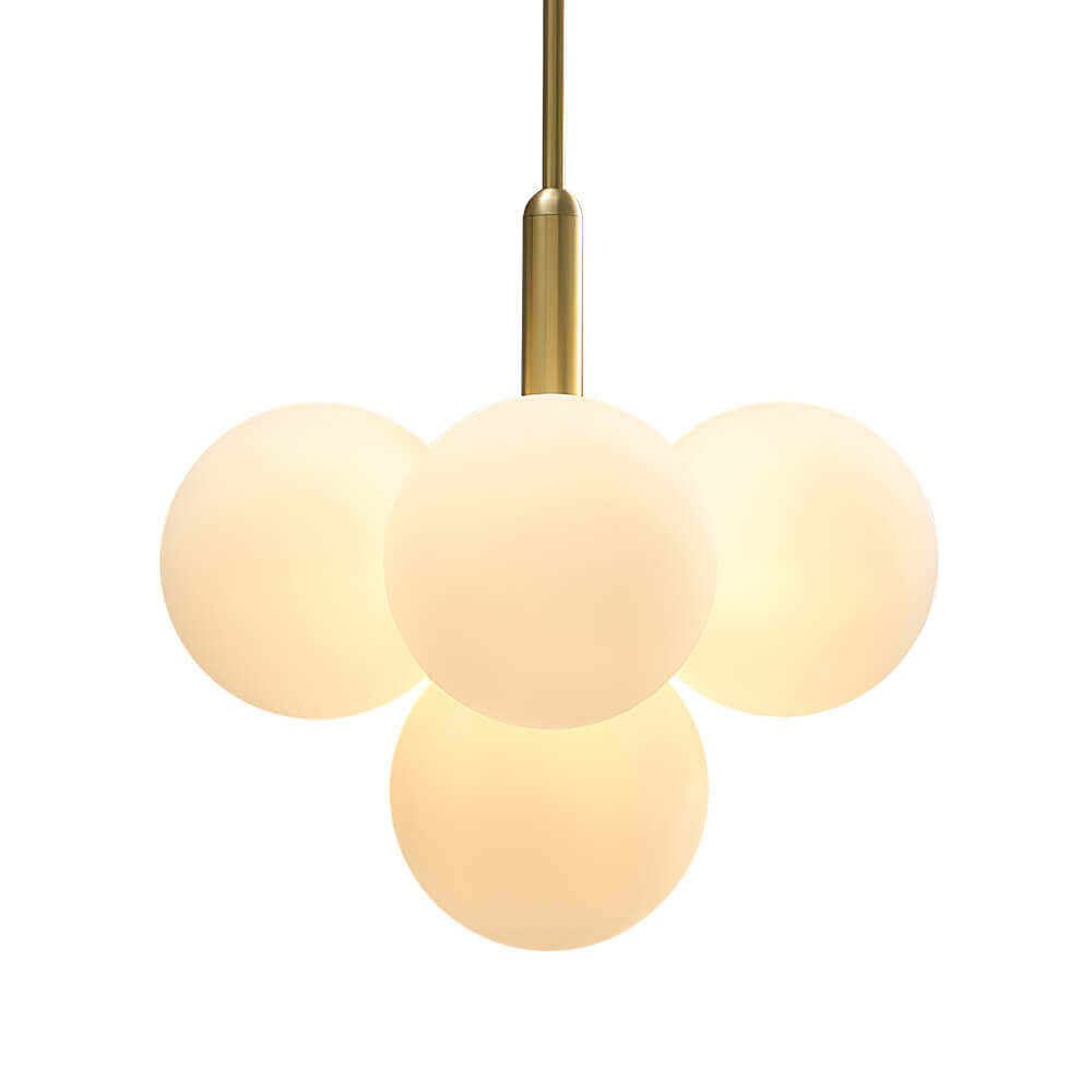 Eloria Modern Metal Glass Chandelier
