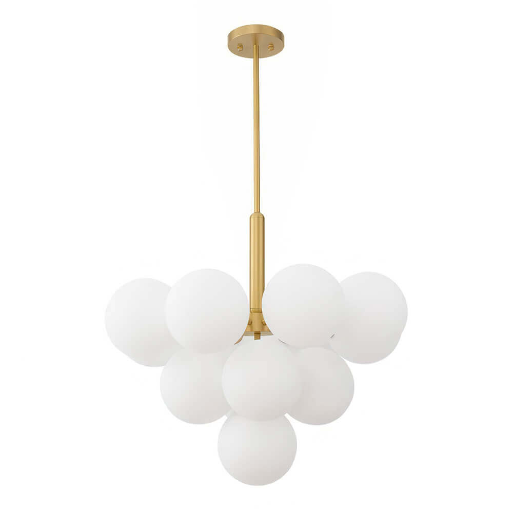 Eloria Modern Metal Glass Chandelier