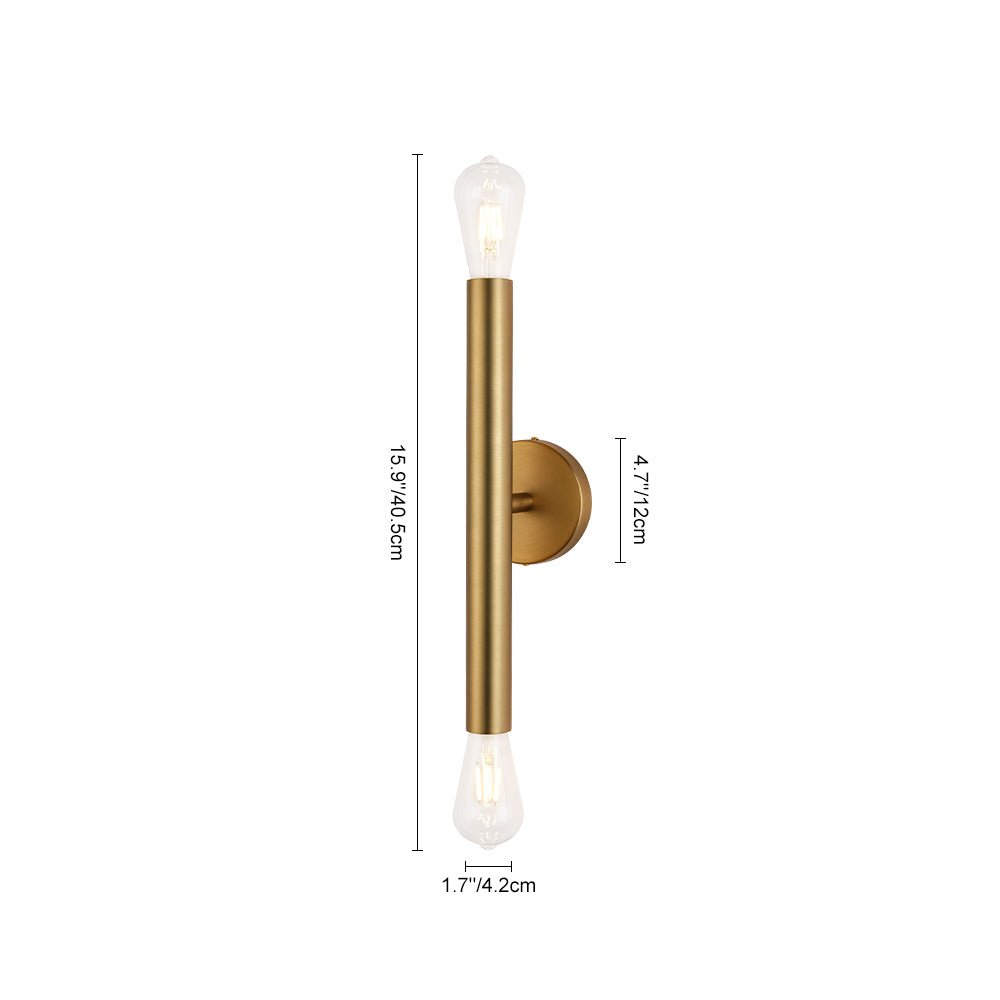 Ostruvox Minimalist Linear Metal Vanity Wall Sconce
