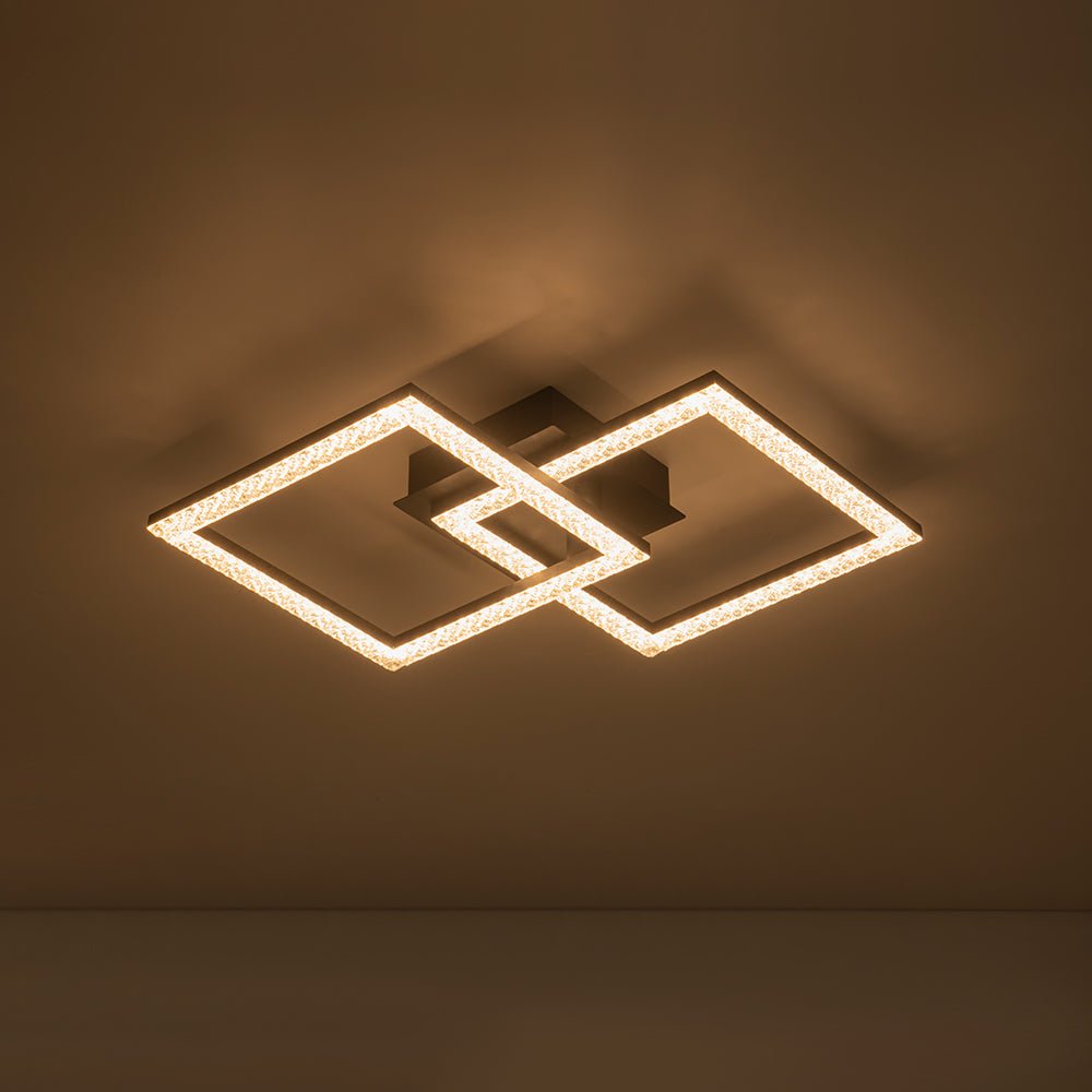 Mjolkuvux Minimalist Dimmable Metal Semi Flush Mount Ceiling Light - Lamp Copper