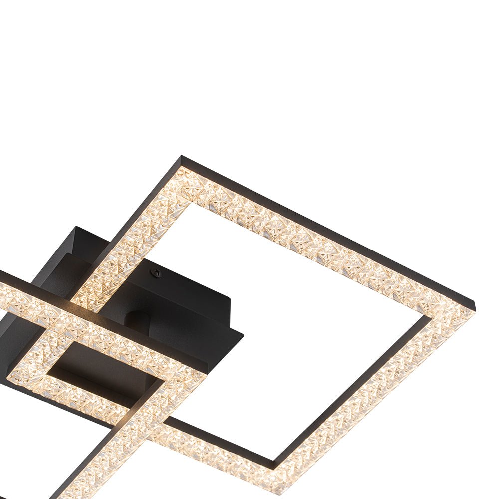 Mjolkuvux Minimalist Dimmable Metal Semi Flush Mount Ceiling Light - Lamp Copper