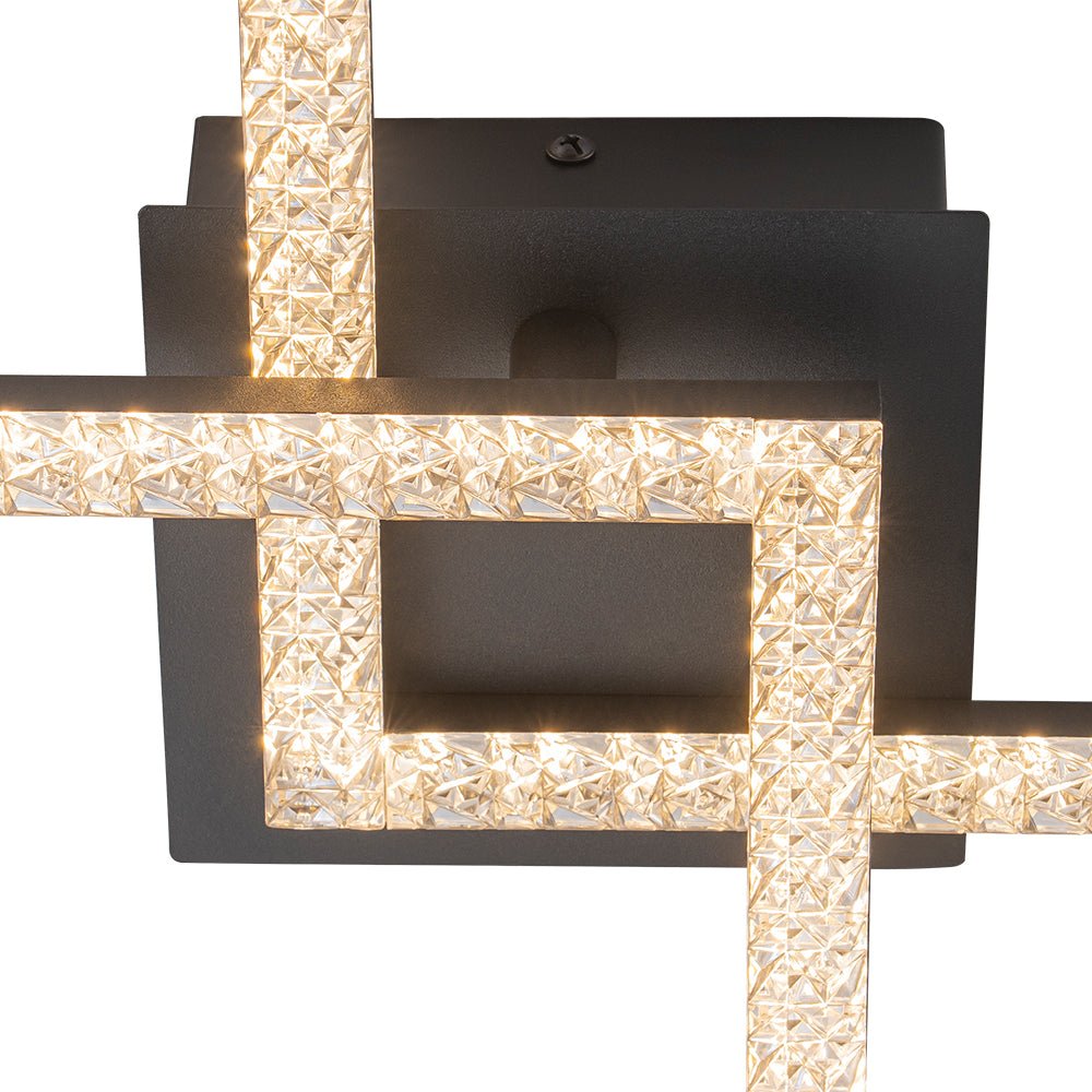 Mjolkuvux Minimalist Dimmable Metal Semi Flush Mount Ceiling Light - Lamp Copper