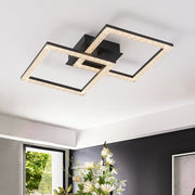 Mjolkuvux Minimalist Dimmable Metal Semi Flush Mount Ceiling Light - Lamp Copper