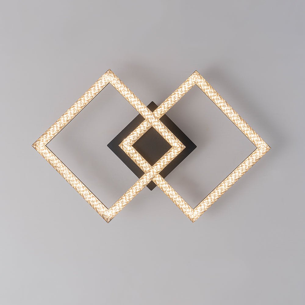 Mjolkuvux Minimalist Dimmable Metal Semi Flush Mount Ceiling Light - Lamp Copper