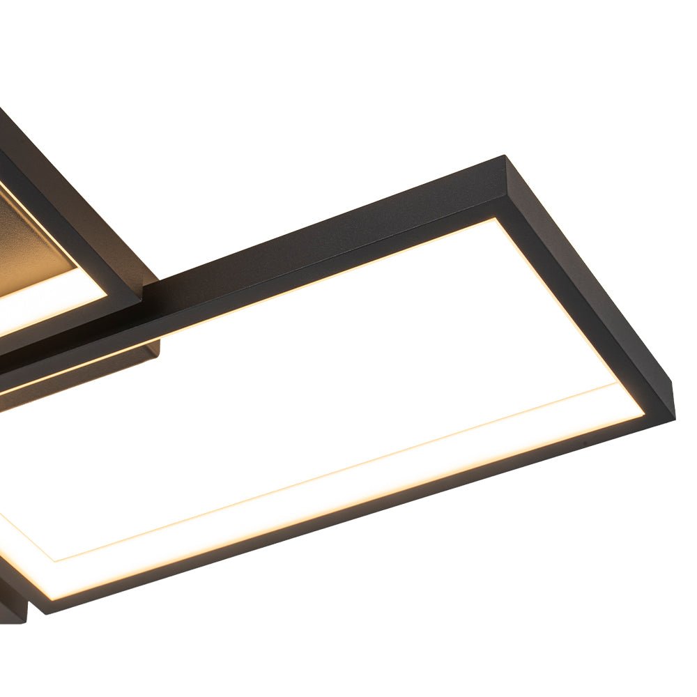 Caelan Minimalist LED Metal Semi Flush Mount Ceiling Light