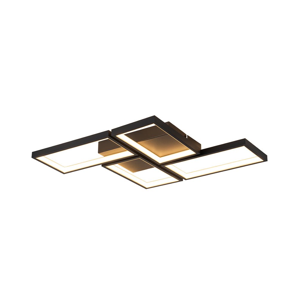Caelan Minimalist LED Metal Semi Flush Mount Ceiling Light