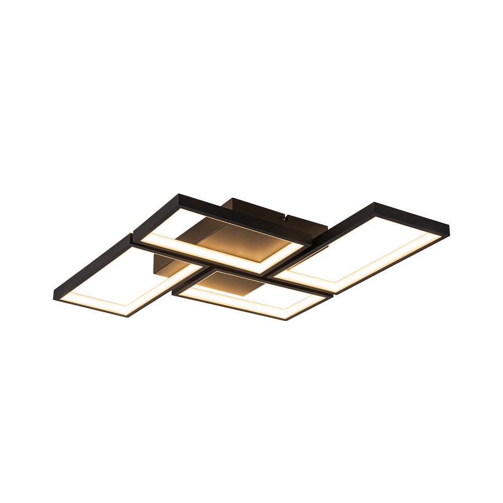 Caelan Minimalist LED Metal Semi Flush Mount Ceiling Light