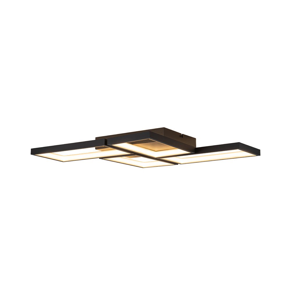 Caelan Minimalist LED Metal Semi Flush Mount Ceiling Light