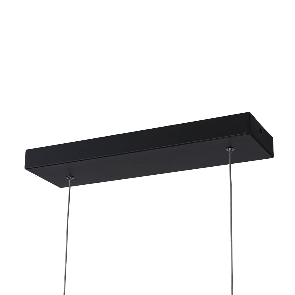 Ulfuvyr Minimalist Dimmable Arched Metal Chandelier