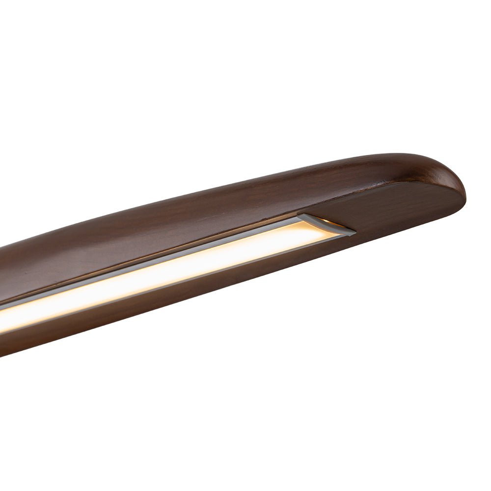 Tindari Minimalist Linear Wood Pendant Light