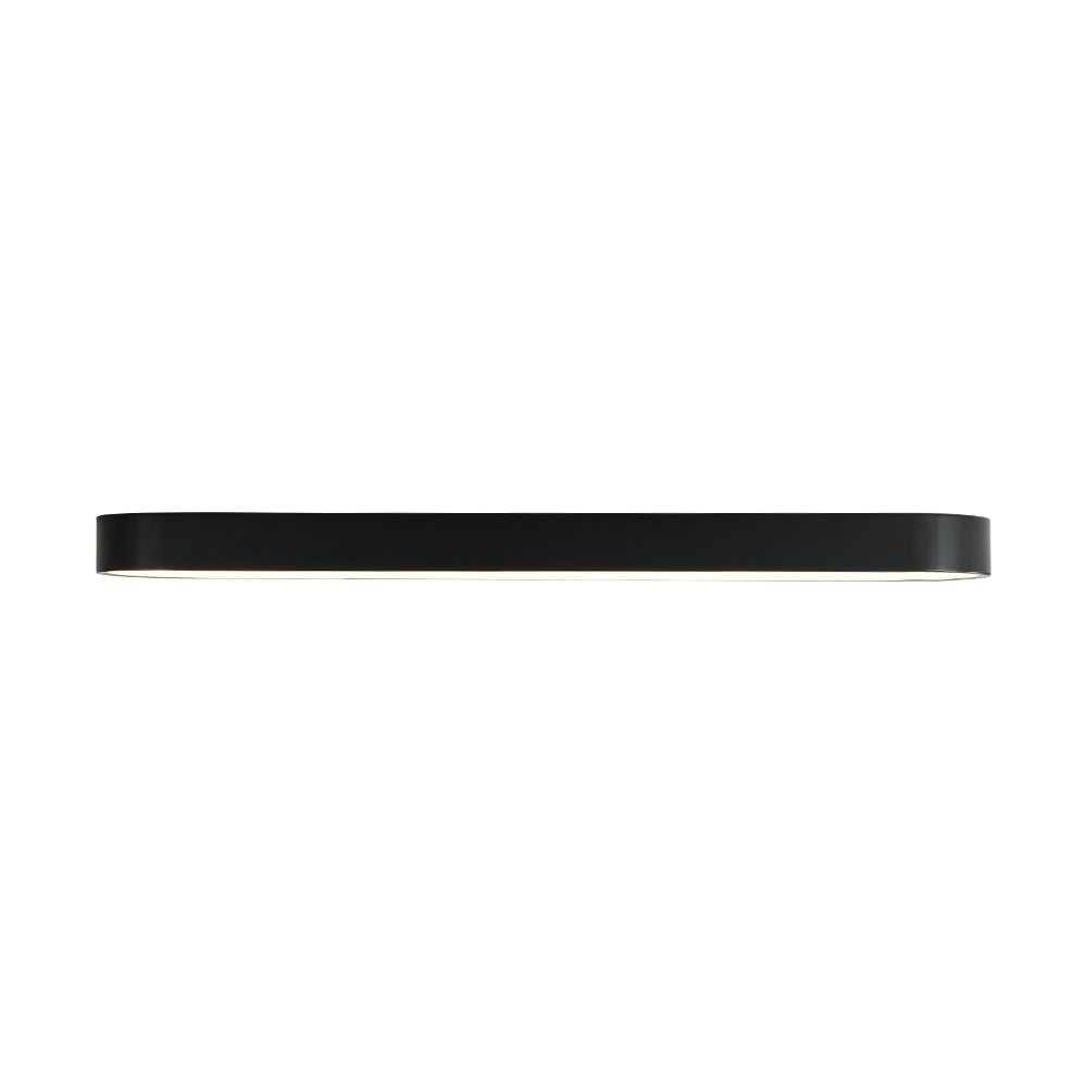 Dvaluvo Minimalist Long Oval Dimmable Metal Flush Mount Ceiling Light