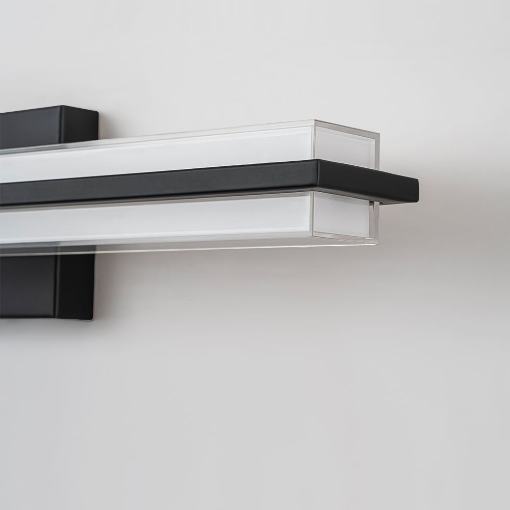 Ljomuvux Minimalist Rectangle Dimmable LED MetalVanity Wall Light