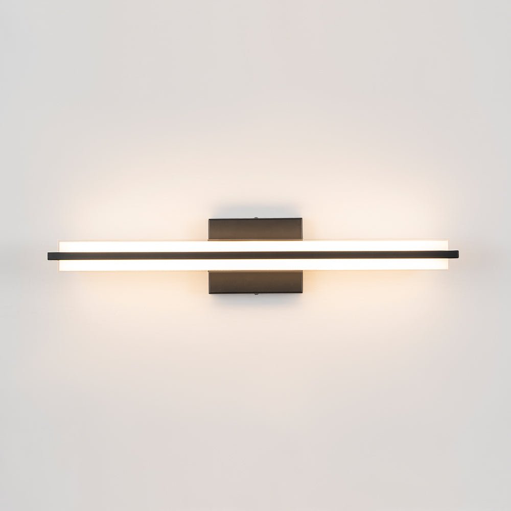 Ljomuvux Minimalist Rectangle Dimmable LED MetalVanity Wall Light