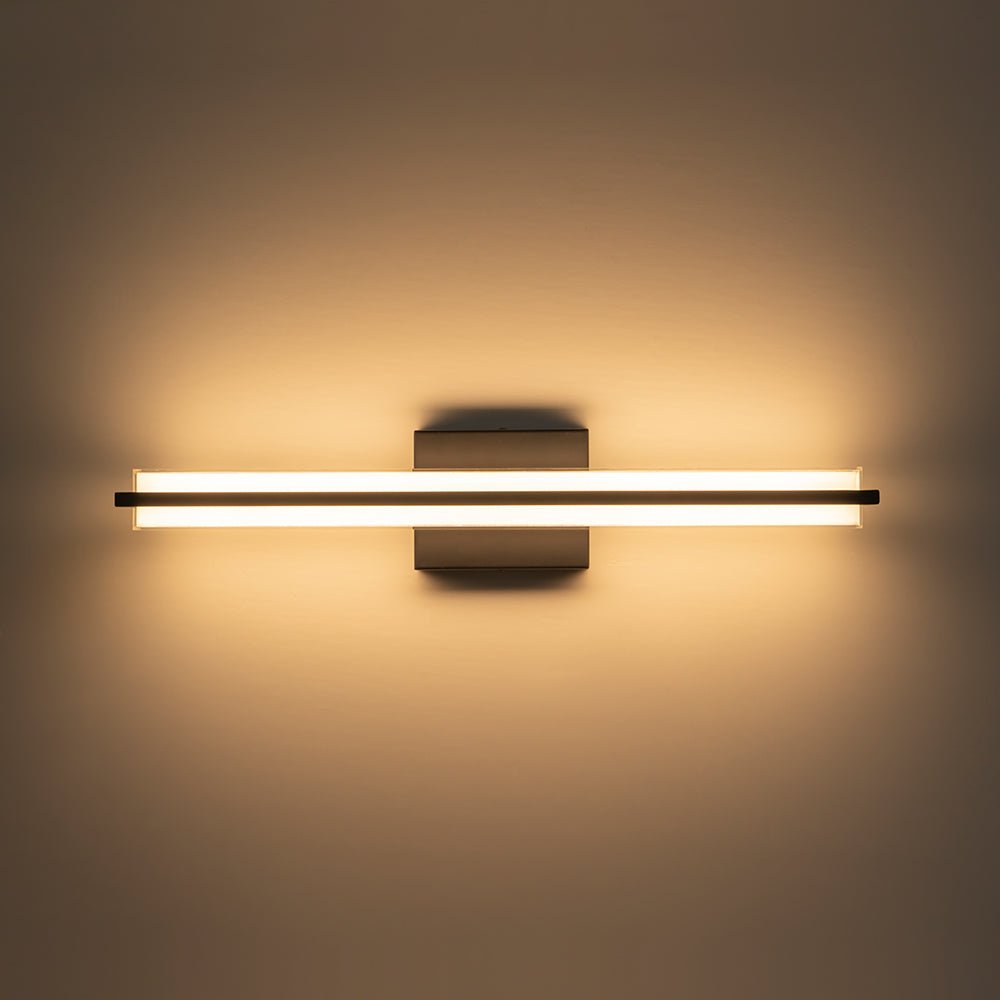Ljomuvux Minimalist Rectangle Dimmable LED MetalVanity Wall Light