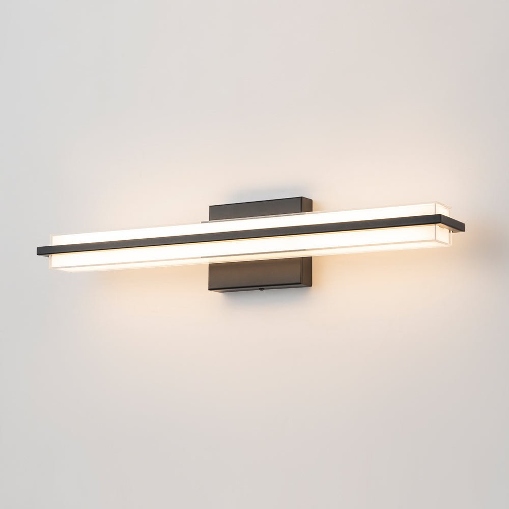 Ljomuvux Minimalist Rectangle Dimmable LED MetalVanity Wall Light