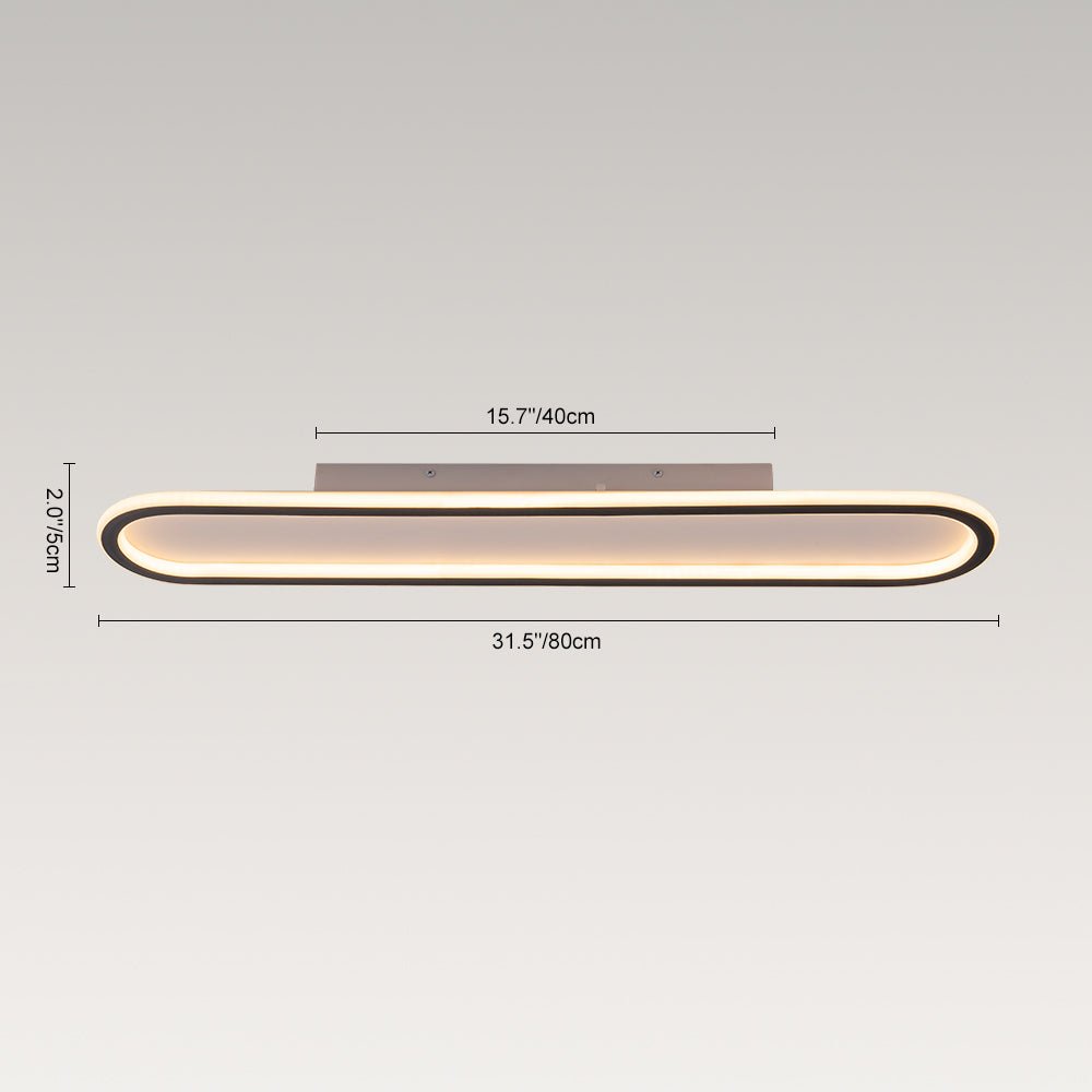 Jarnbrun Minimalist Metal LED Ceiling Light