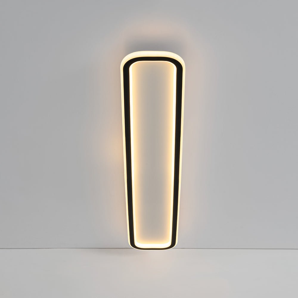 Alvuvux Minimalist Streamlined Rectangular Metal Ceiling Light