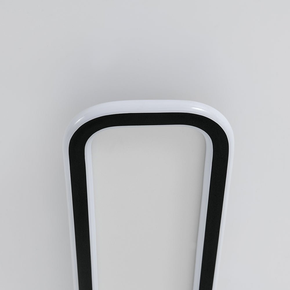 Alvuvux Minimalist Streamlined Rectangular Metal Ceiling Light