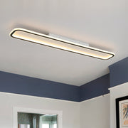 Alvuvux Minimalist Streamlined Rectangular Metal Ceiling Light