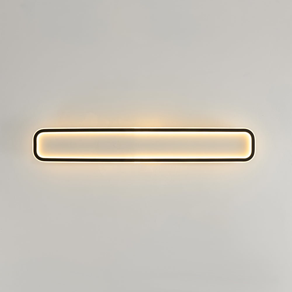 Alvuvux Minimalist Streamlined Rectangular Metal Ceiling Light