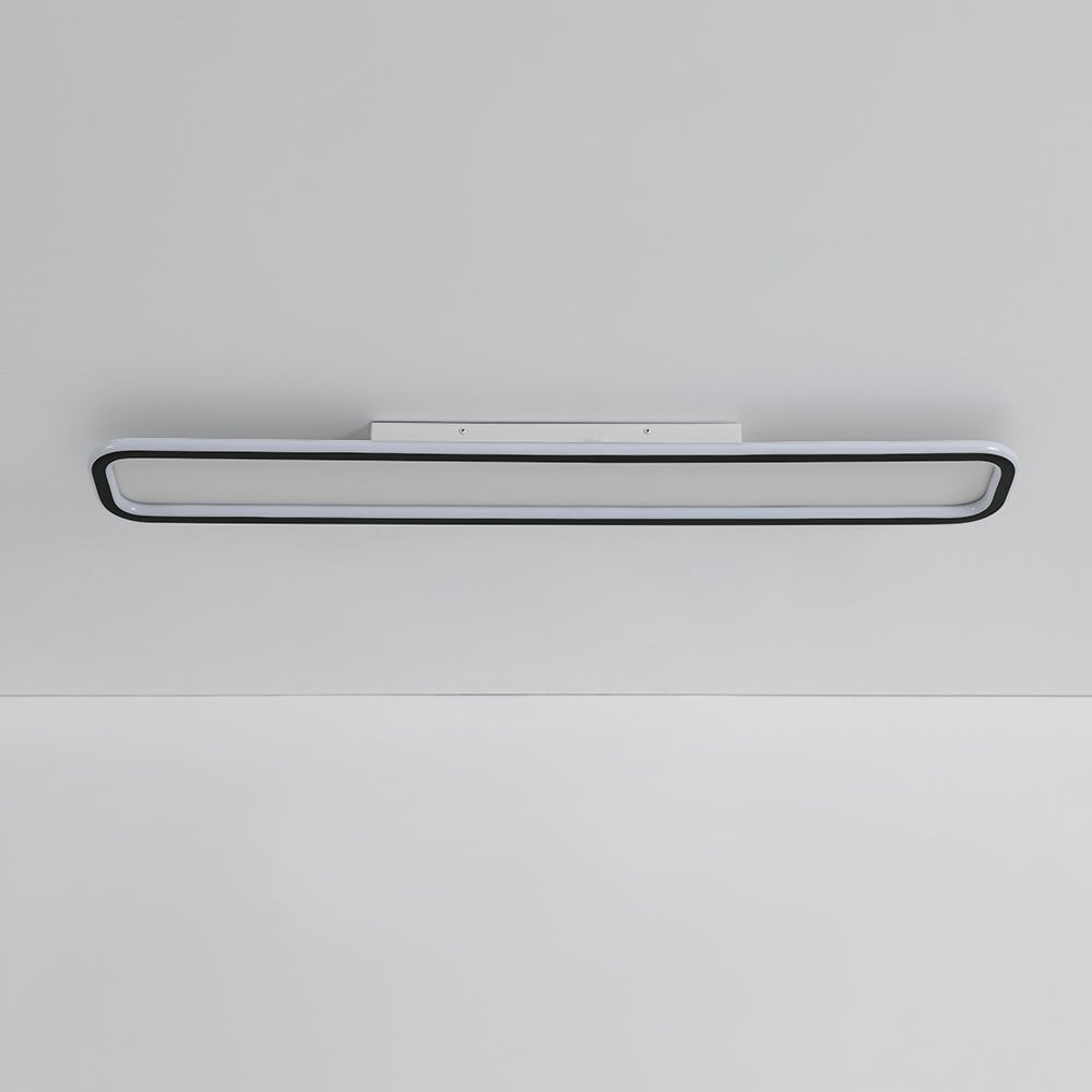 Alvuvux Minimalist Streamlined Rectangular Metal Ceiling Light