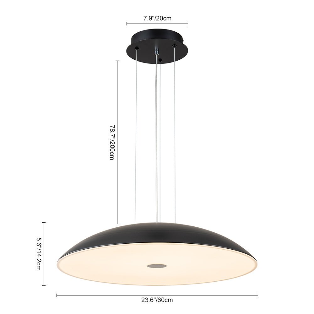 Qvistulix Minimalist LED Metal Pendant Light