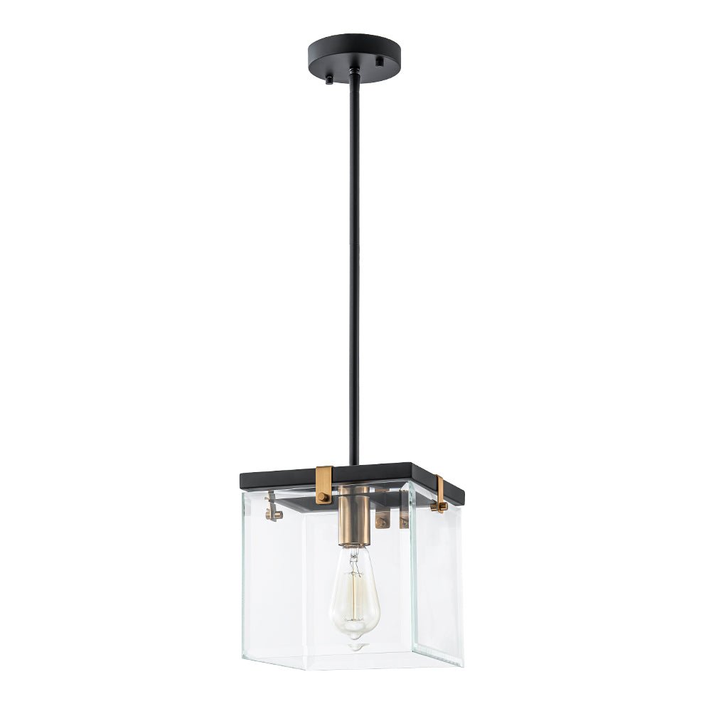 Ildvuvix Modern Clear Glass Pendant Light