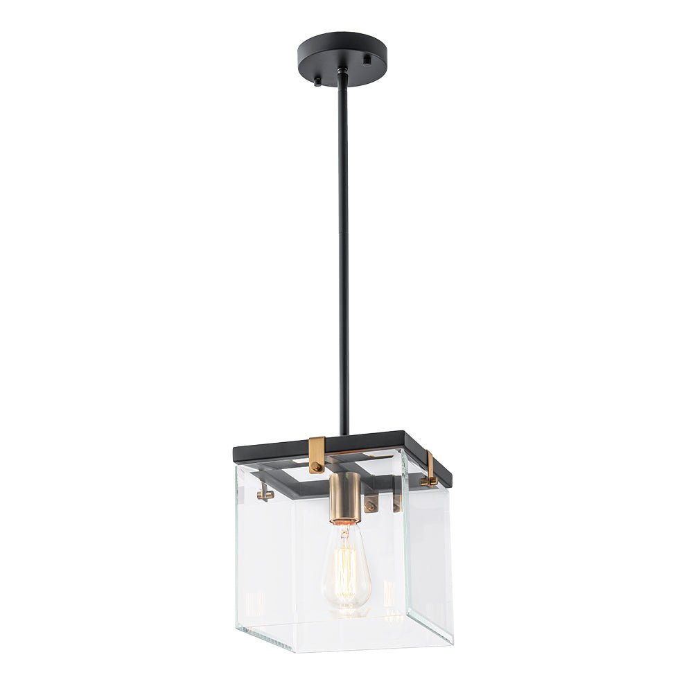 Ildvuvix Modern Clear Glass Pendant Light
