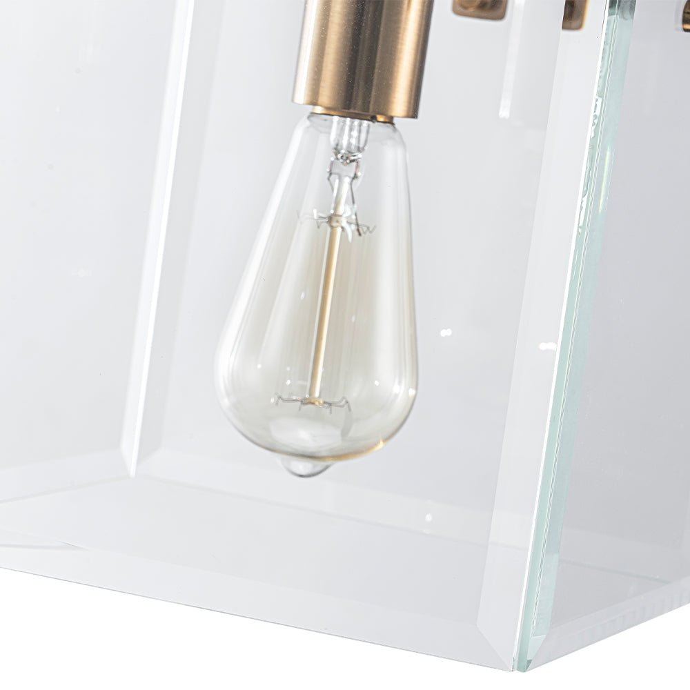 Ildvuvix Modern Clear Glass Pendant Light