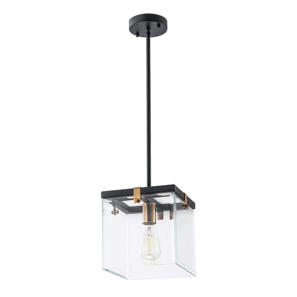 Ildvuvix Modern Clear Glass Pendant Light