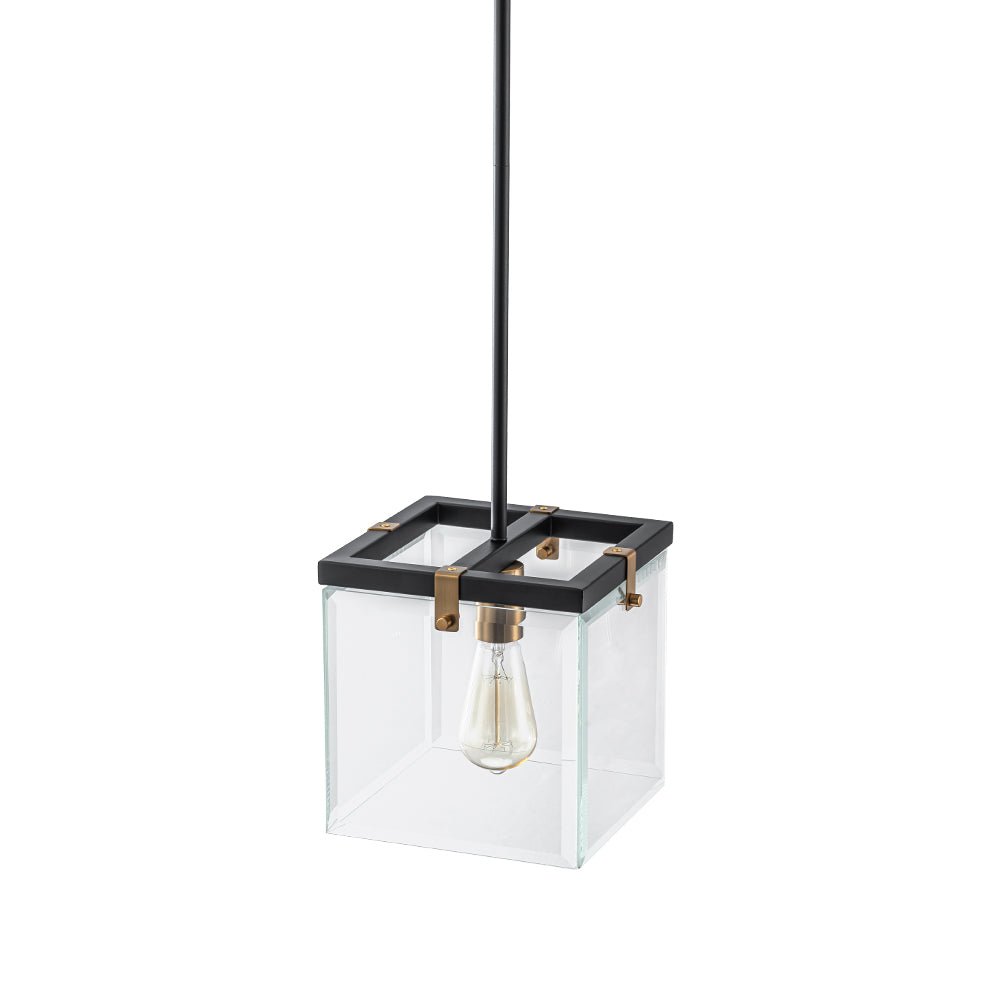 Ildvuvix Modern Clear Glass Pendant Light