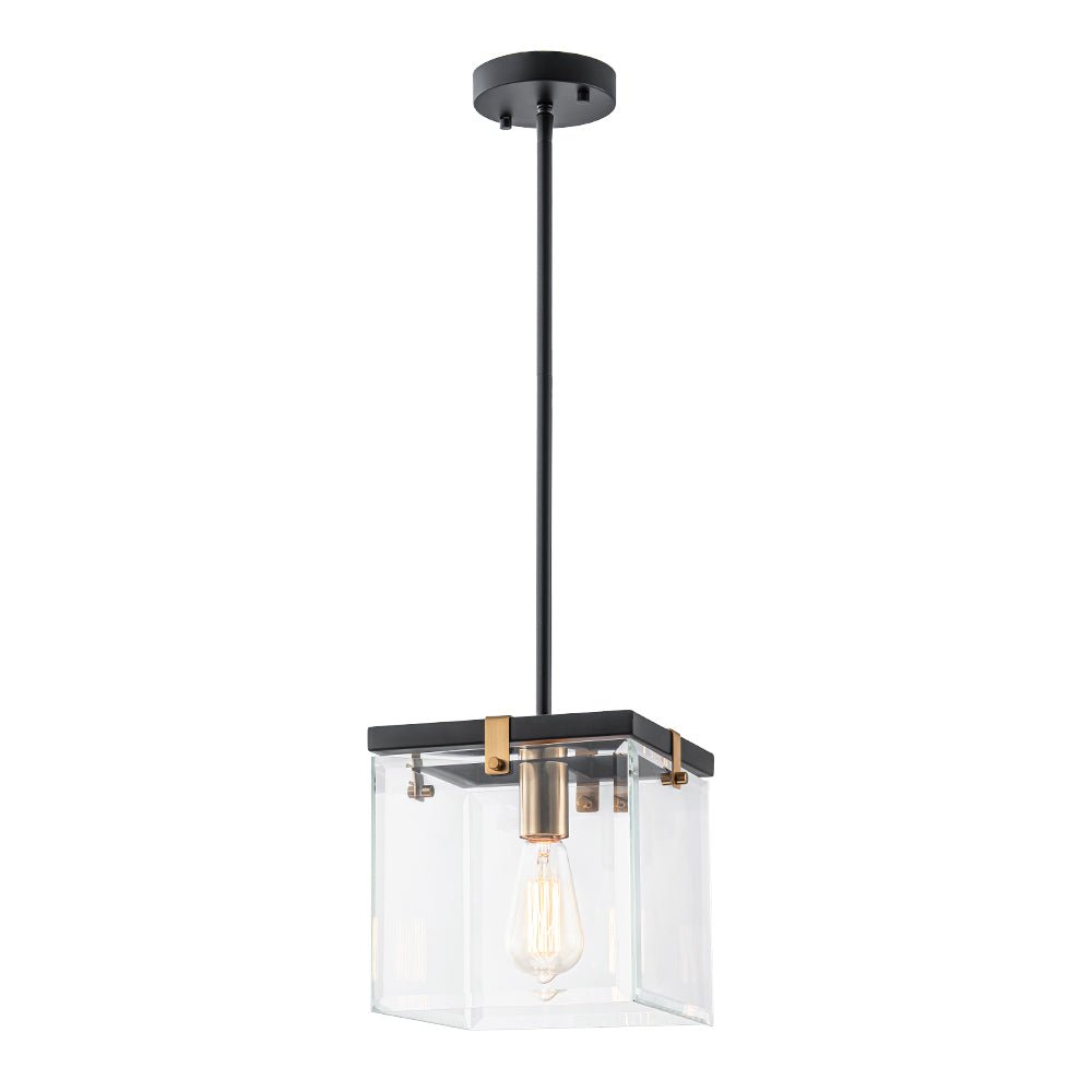 Ildvuvix Modern Clear Glass Pendant Light