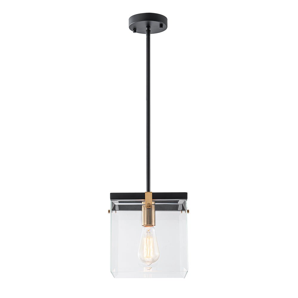 Ildvuvix Modern Clear Glass Pendant Light