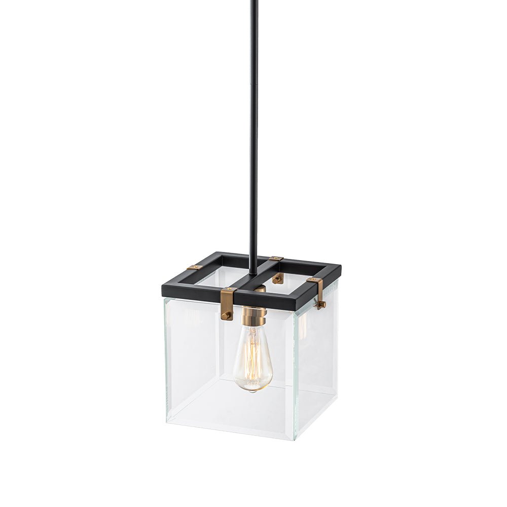 Ildvuvix Modern Clear Glass Pendant Light