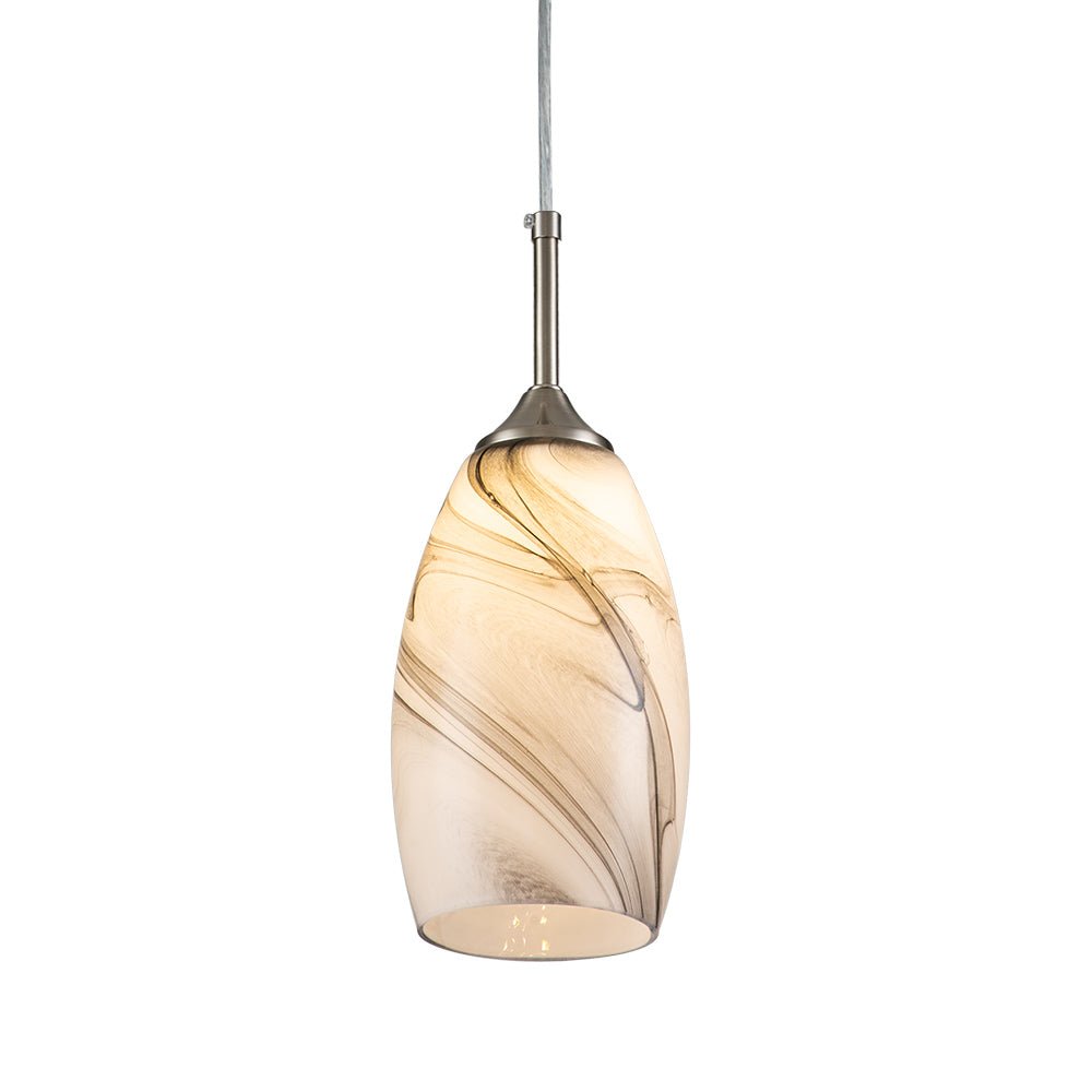 Fljotunix Modern Mica Glass Pendant Light