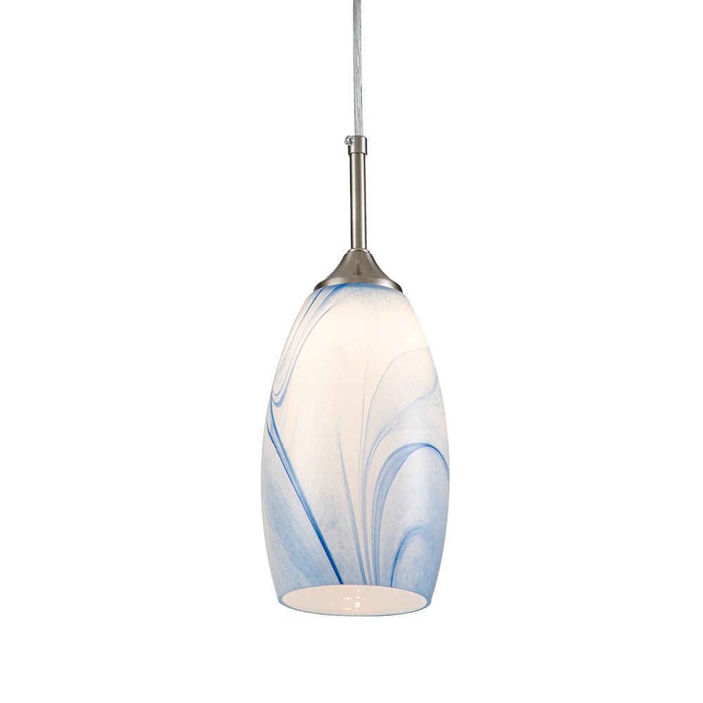 Fljotunix Modern Mica Glass Pendant Light