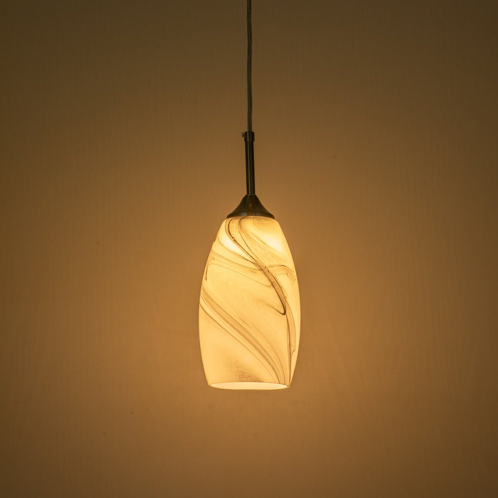 Fljotunix Modern Mica Glass Pendant Light