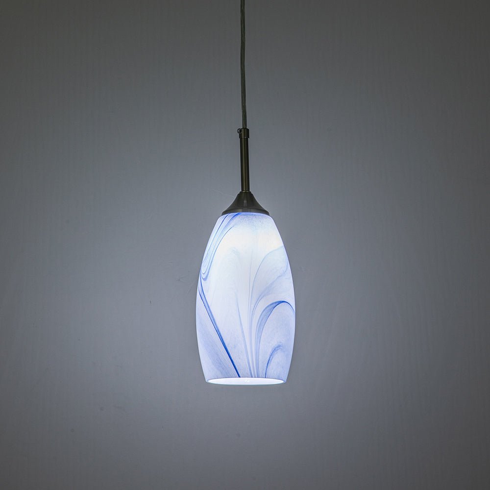 Fljotunix Modern Mica Glass Pendant Light
