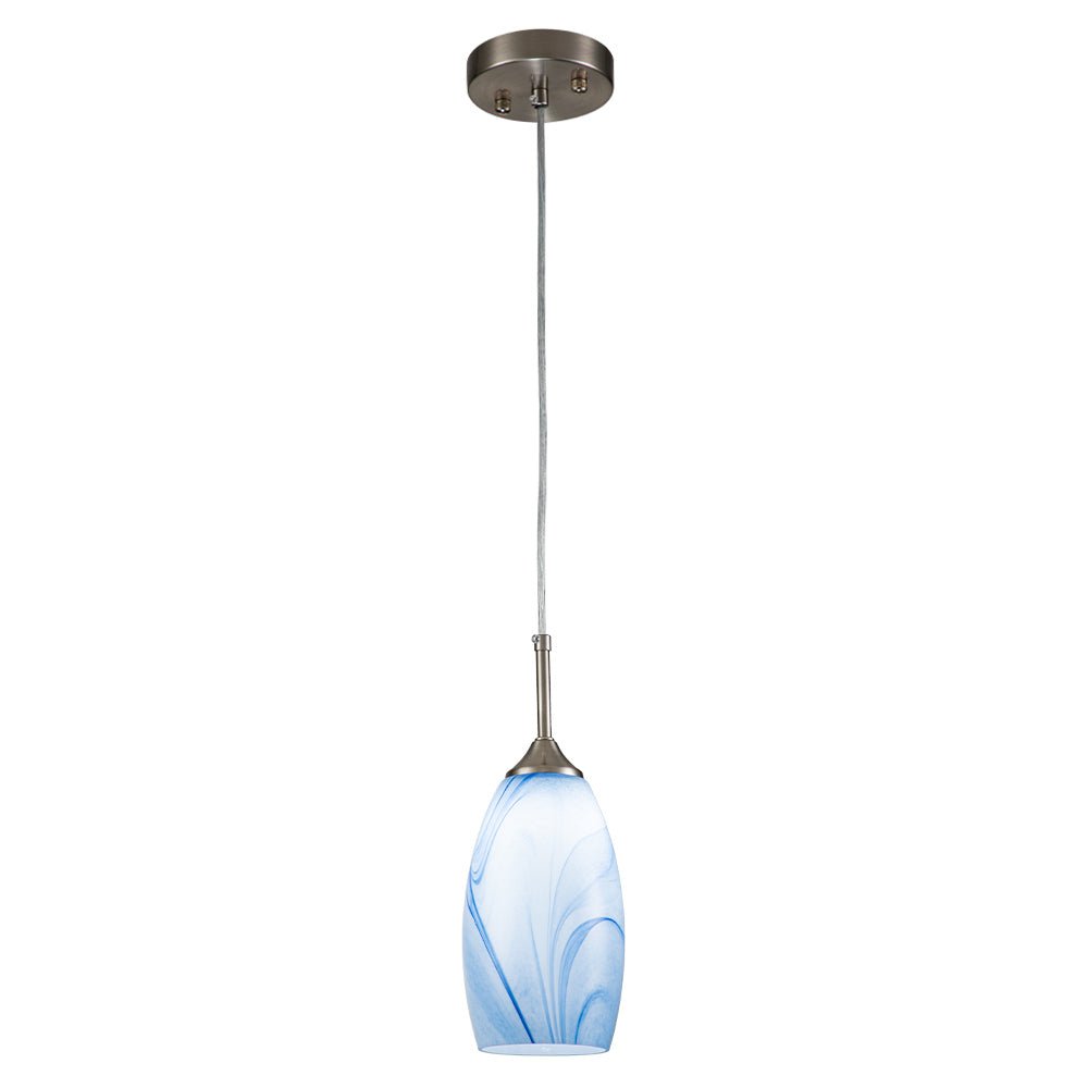 Fljotunix Modern Mica Glass Pendant Light