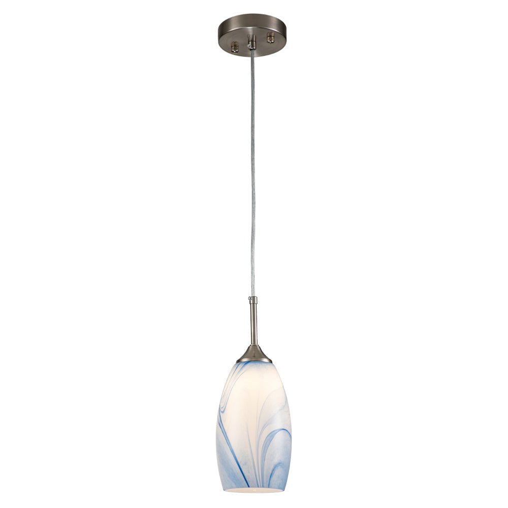 Fljotunix Modern Mica Glass Pendant Light