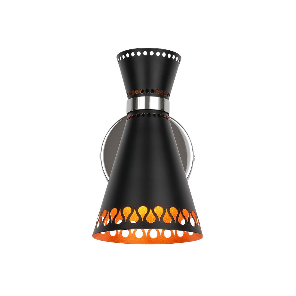 Aevuvyr Modern Adjustable Conical Metal Wall Sconce