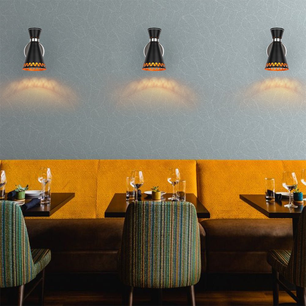 Aevuvyr Modern Adjustable Conical Metal Wall Sconce